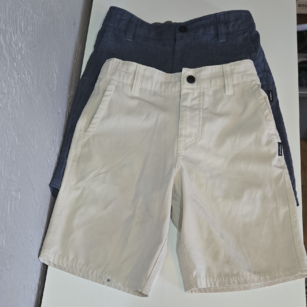 ^Boys Classic O'Neill Tan and Blue Shorts
